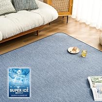 Amazon｜VK Living 夏用ラグマット カーペット 接触冷感 【SUPER ICE